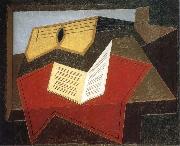 Juan Gris The guitar and Score oil